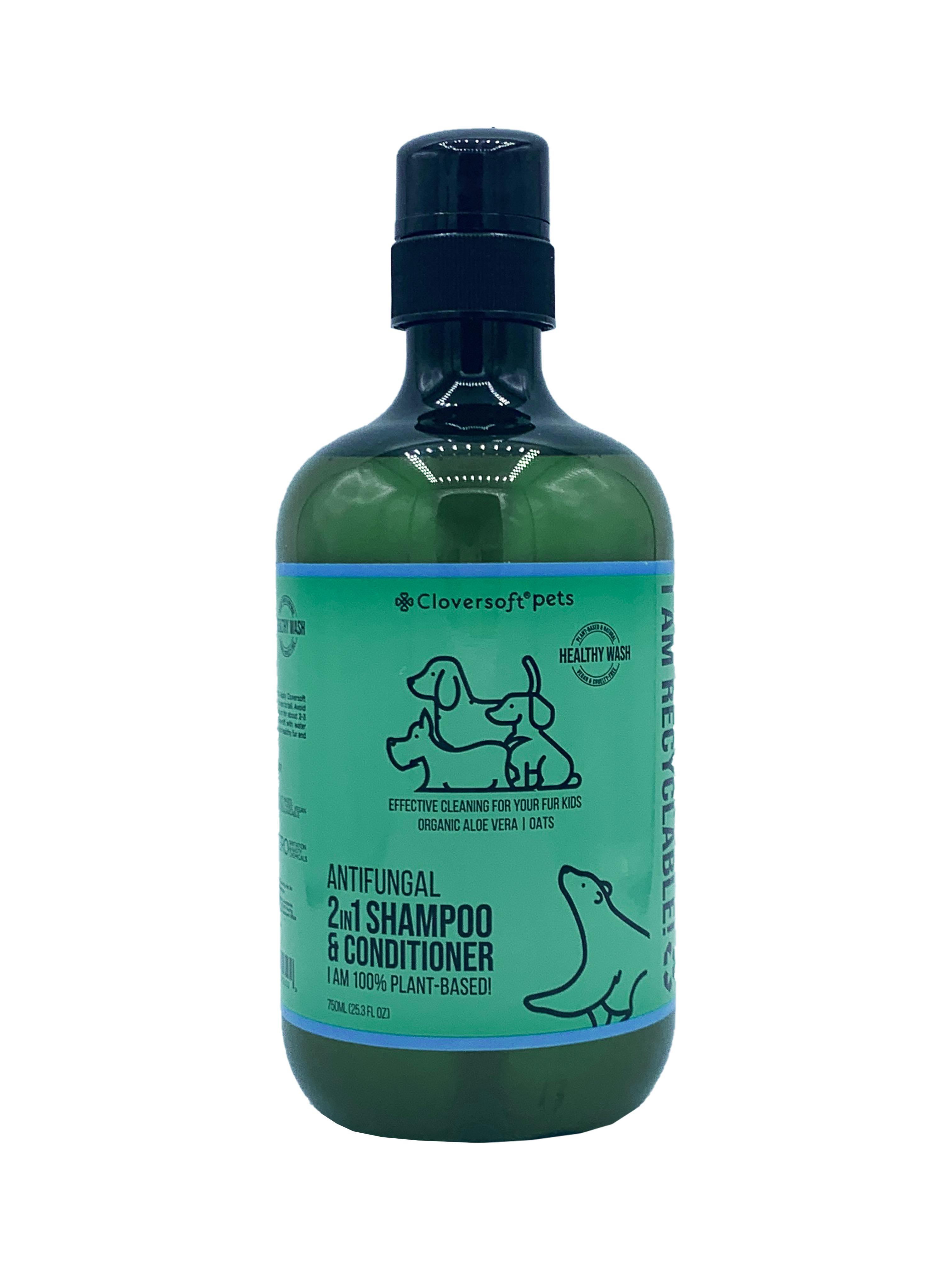 Cloversoft Plant-Based Two-in-One Anti-fungal Pet Shampoo and Conditioner