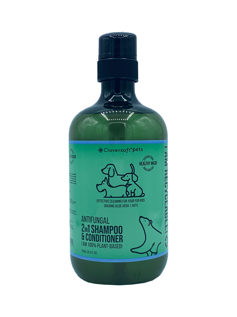 Cloversoft Plant-Based Two-in-One Anti-fungal Pet Shampoo and Conditioner