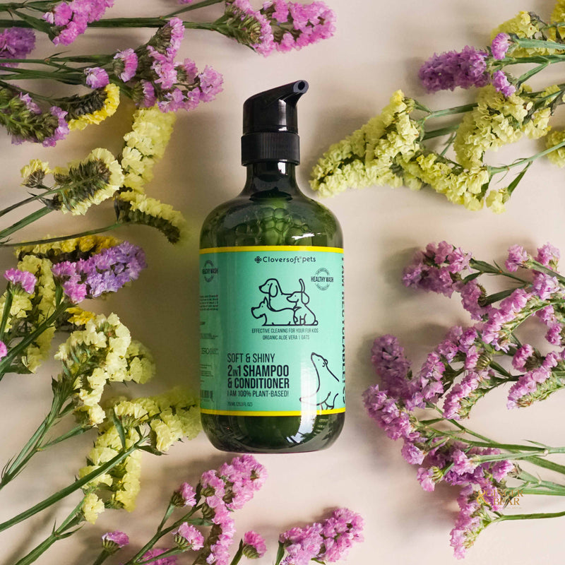 Cloversoft Plant-Based Two-in-One Pet Shampoo and Conditioner