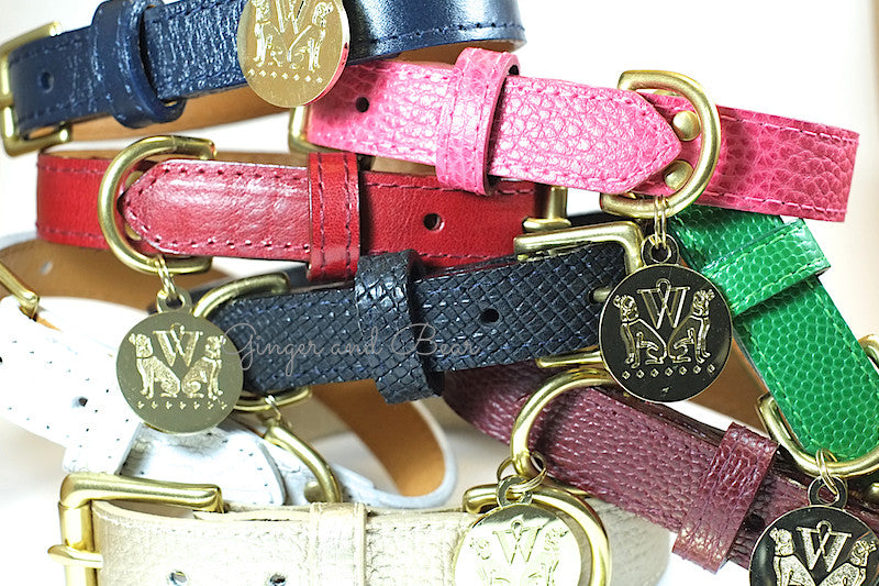 Park Avenue Dog Collar - Gold
