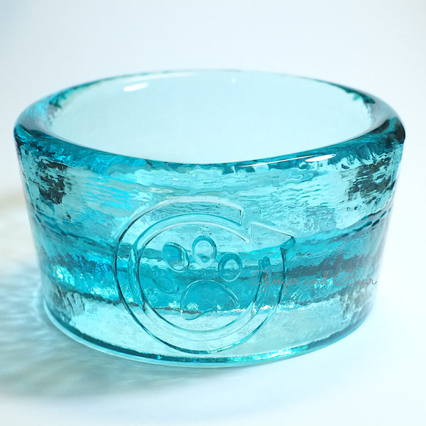 Food and Water bowl: the Cubby in Aqua