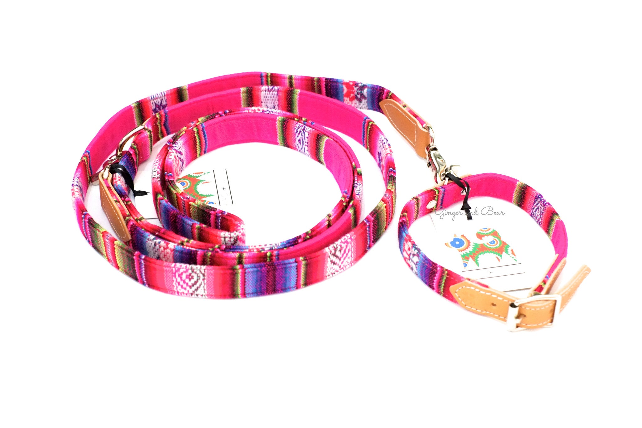 Hiro+Wolf Collar: Pink Inca