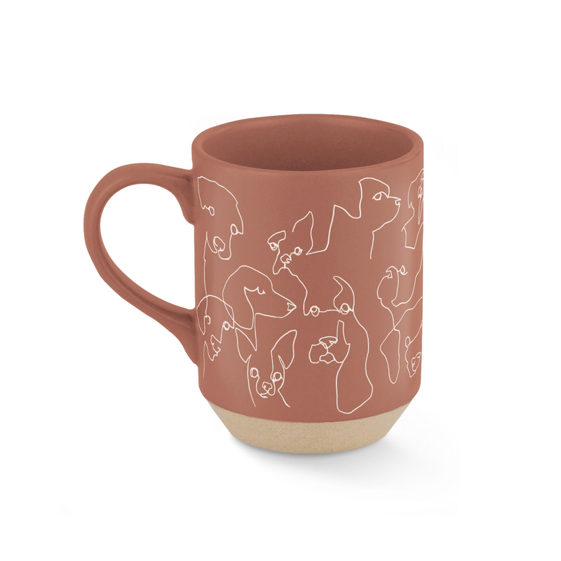 Dog Lines Stoneware Mug