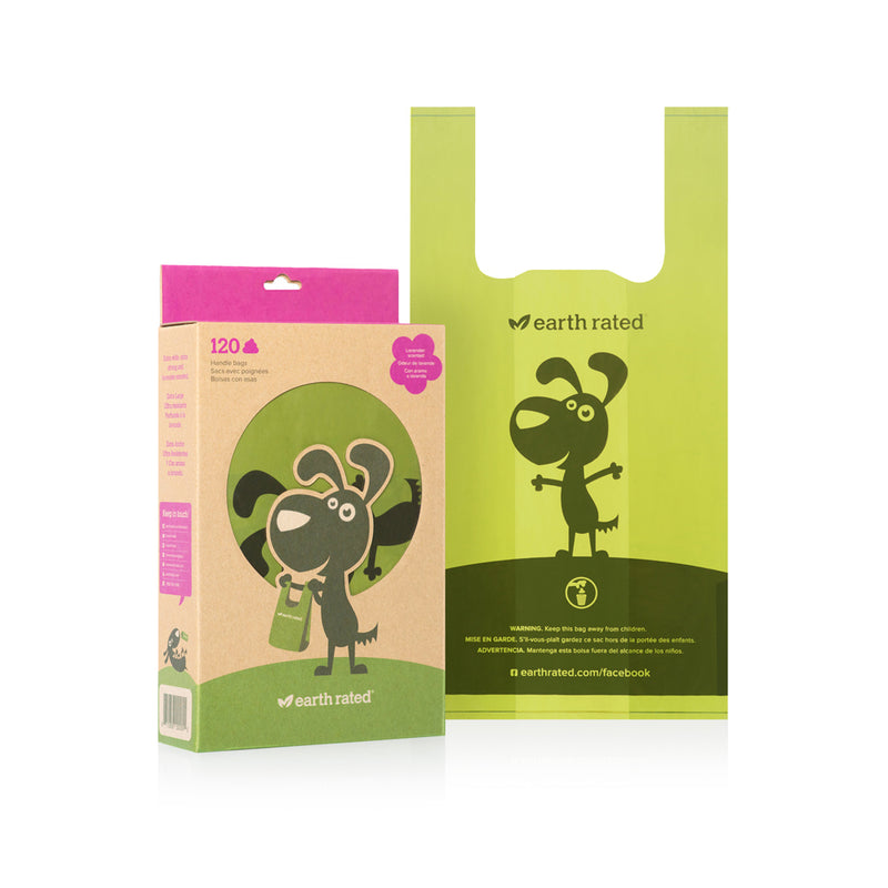 120 Easy-Tie Handle Earth Rated Dog Waste Bags