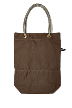 Found My Animal Cotton Canvas Tote Brown