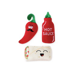 Mini Hot and Spicy, Dog Squeaky Plush toy