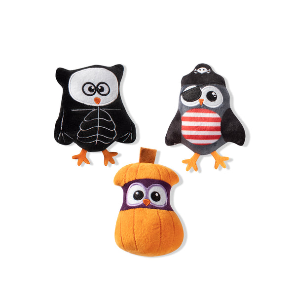 Mini Owl-O-Ween, Dog Squeaky Plush toy