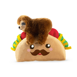 Taco Sloth, Dog Squeaky Plush toy