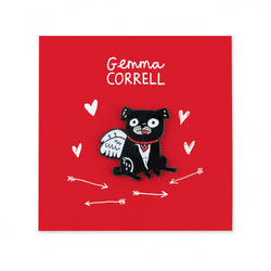 Gemma Correll My Puggy Valentine Enamel Pin