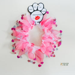 Fun Dog Neckwear, Pink Hearts Smoocher