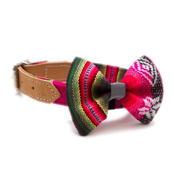 Hiro+Wolf Bow Tie: Inca Pink