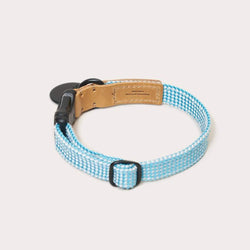 HowlPot We are Tight Ribbon Dog Collar Cloud Bay