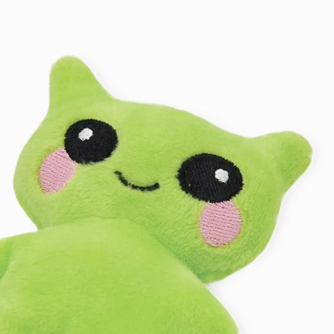 Space Paws Squeaky Plush Dog Toy, Aliens