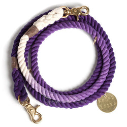 Adjustable Rope Leash, Purple