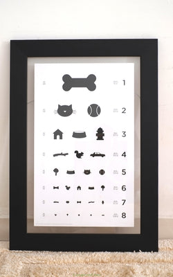 Eye chart for Dogs