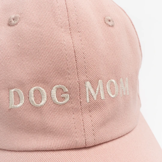 Lucy&Co Hat for Human: Dog Mom Hat in Blush