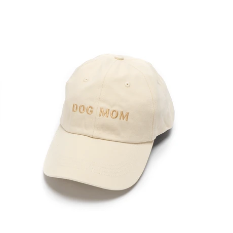 Lucy&Co Hat for Human: Dog Mom Hat in Ivory