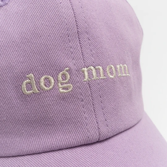 Lucy&Co Hat for Human: Dog Mom Hat in Lilac