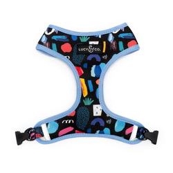 Lucy&Co Reversible Dog Harness: Singing in the Rain