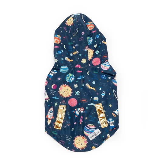 Lucy&Co Reversible Raincoat for Dogs, Outta This World