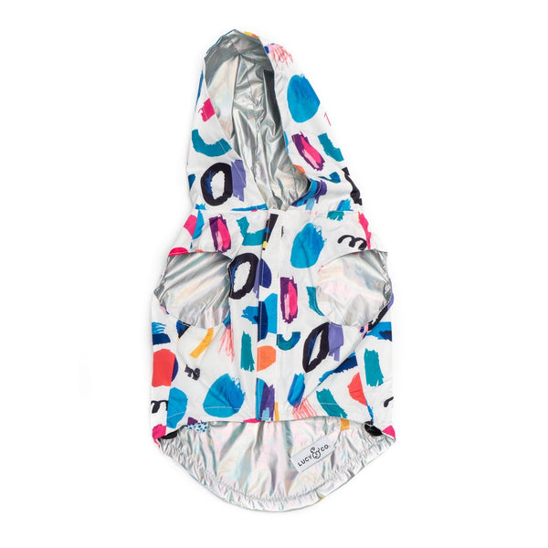 Lucy&Co Reversible Raincoat for Dogs, Singing in the Rain