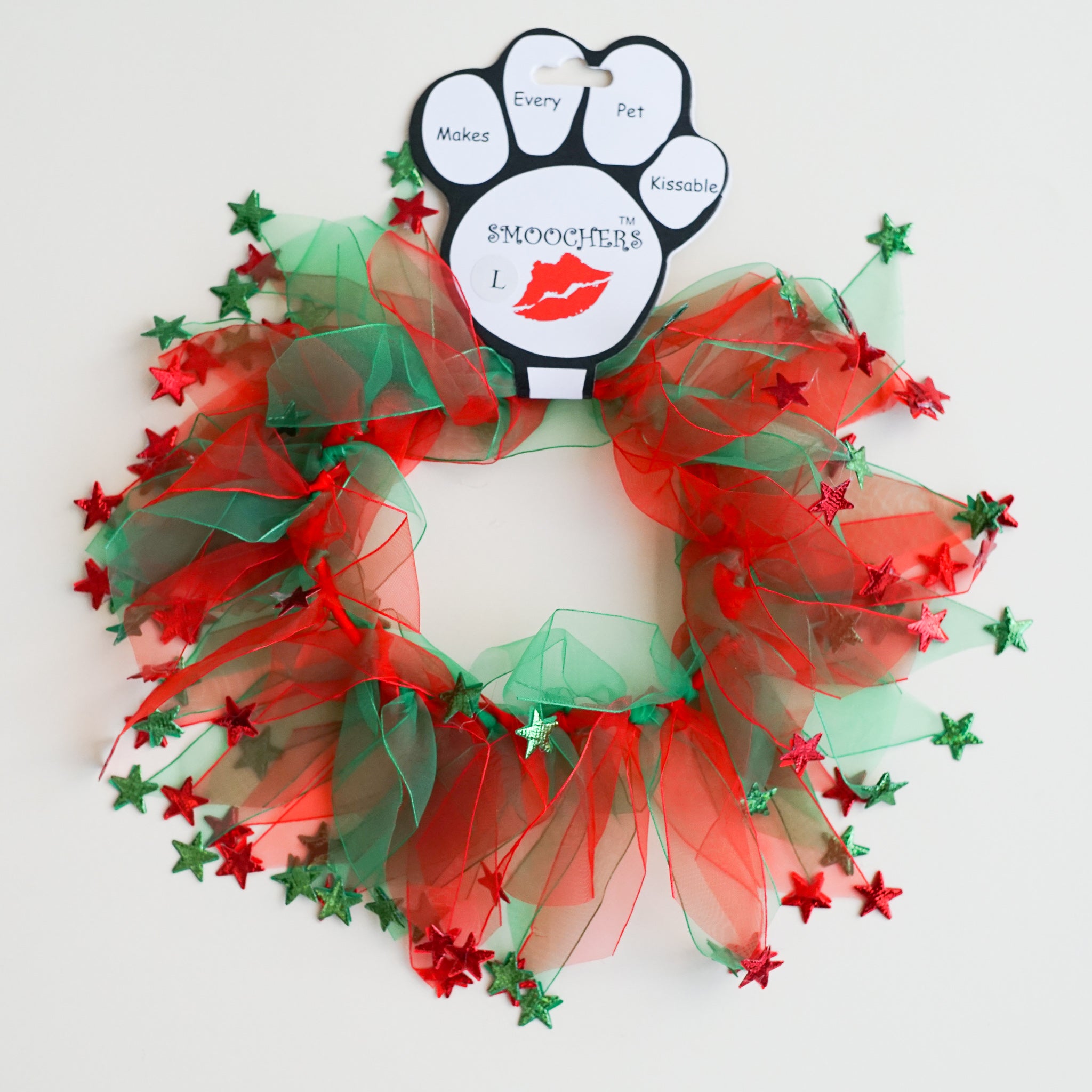 Fun Dog Neckwear, Christmas Stars Smoocher