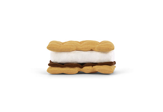 Camp Corbin Squeaky Plush Dog toys, Gimmie S'more