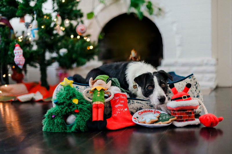 P.L.A.Y. Merry Woofmas Dog Plush toys: Santa's Little Elf-er