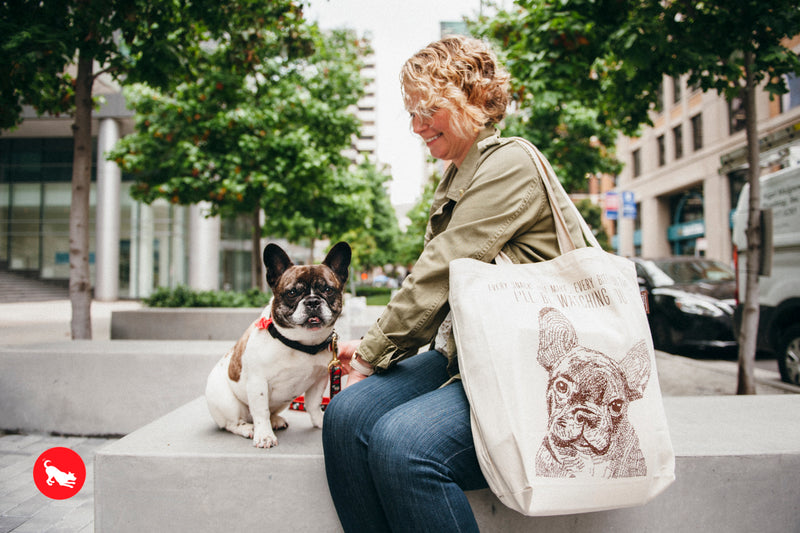 PLAY Best in Show Tote - FRENCHIE - I'LL BE WATCHING YOU