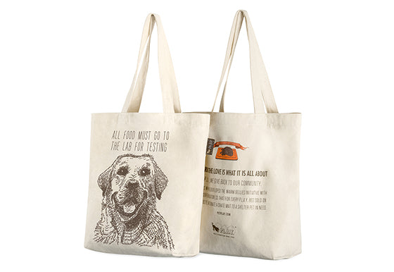PLAY Best in Show Tote - LABRADOR - ALL FOOD MUST GO TO THE LAB FOR TESTING