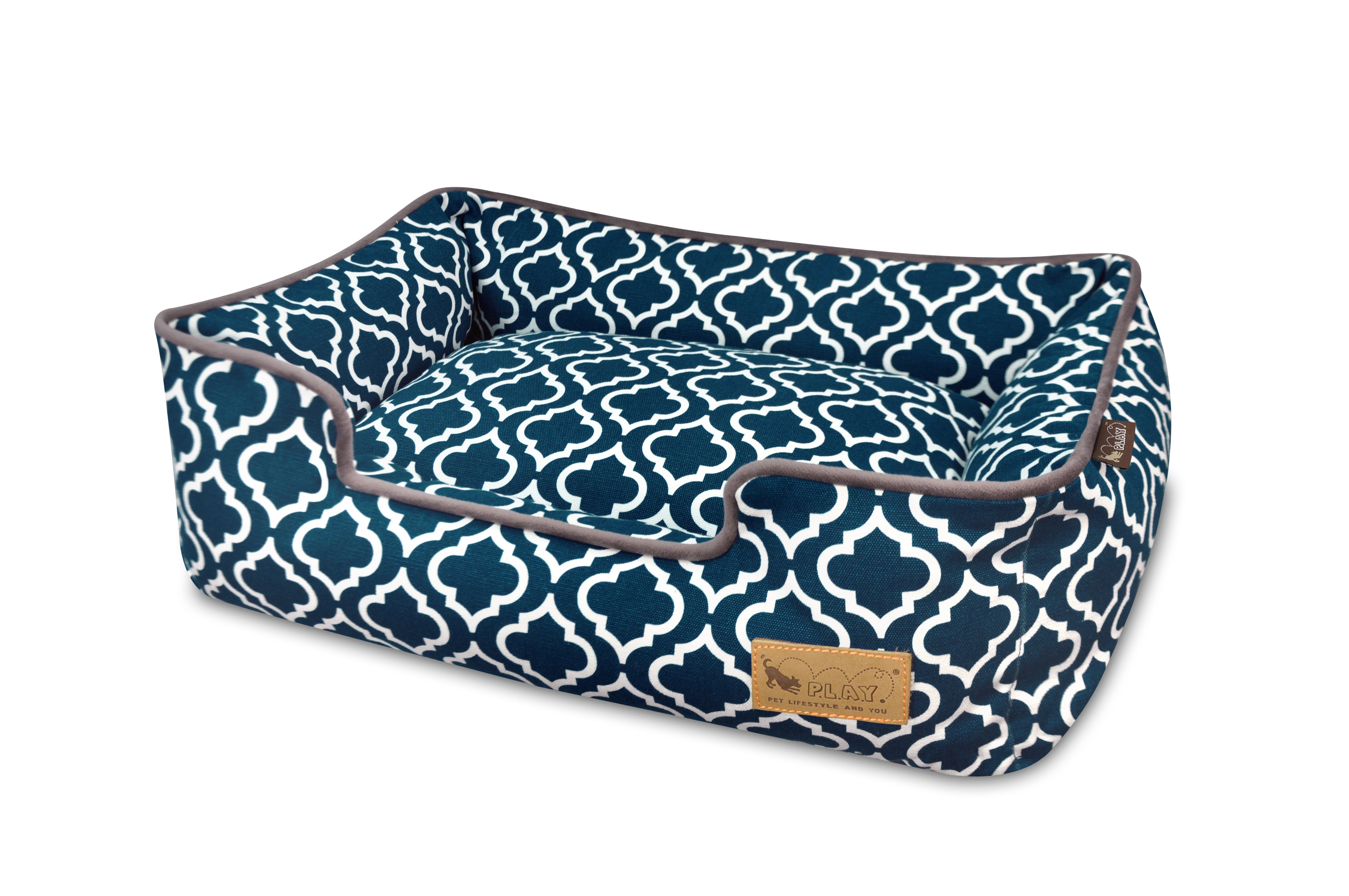 [Pre-order]Lounge Dog Bed: Moroccan Navy Blue