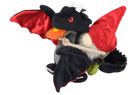 P.L.A.Y. Mythical Creatures Squeaky Dragon Gnome toys for Dogs