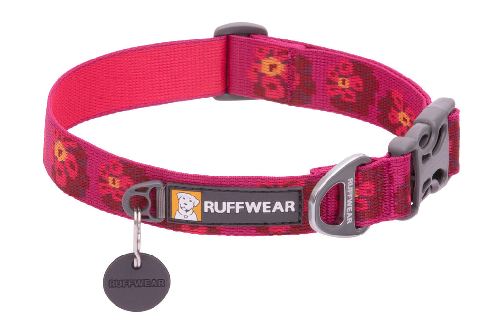 Ruffwear Flat Out Dog Collar Ginger and Bear