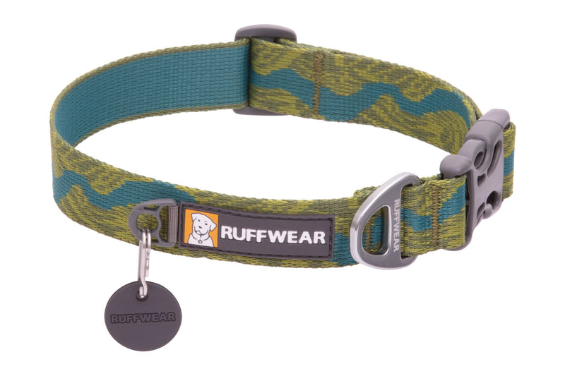 Ruffwear Flat Out Dog Collar Ginger and Bear