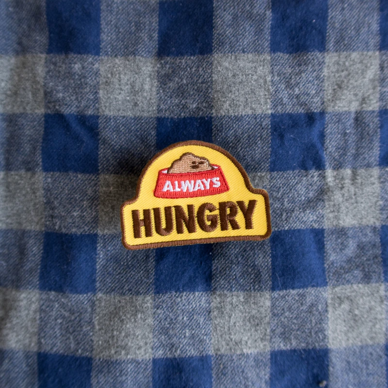 Dog Merit Badges: Always Hungry