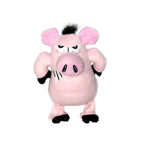 Mighty Angry Animal Dog Squeaky Toy, Angry Pig (mini and regular size)