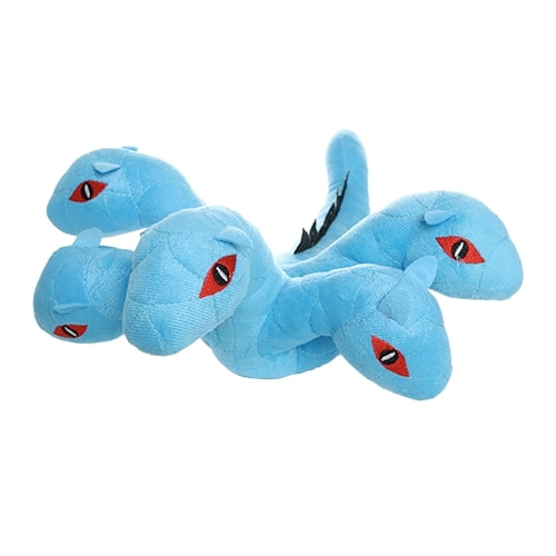 Mighty Dragon Dog Squeaky Toy, Hydra (mini and regular size)
