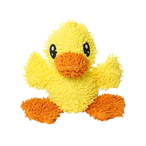 Mighty Microfibre Dog Squeaky Toy, Ball Duck (mini and regular size)