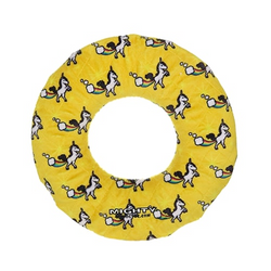 Mighty Dog Squeaky Toy, No-Stuff with Ring squeaker