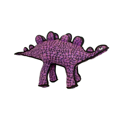Tuffy Dinosaur Dog Tug and Fetch Toys, Stegosaurus