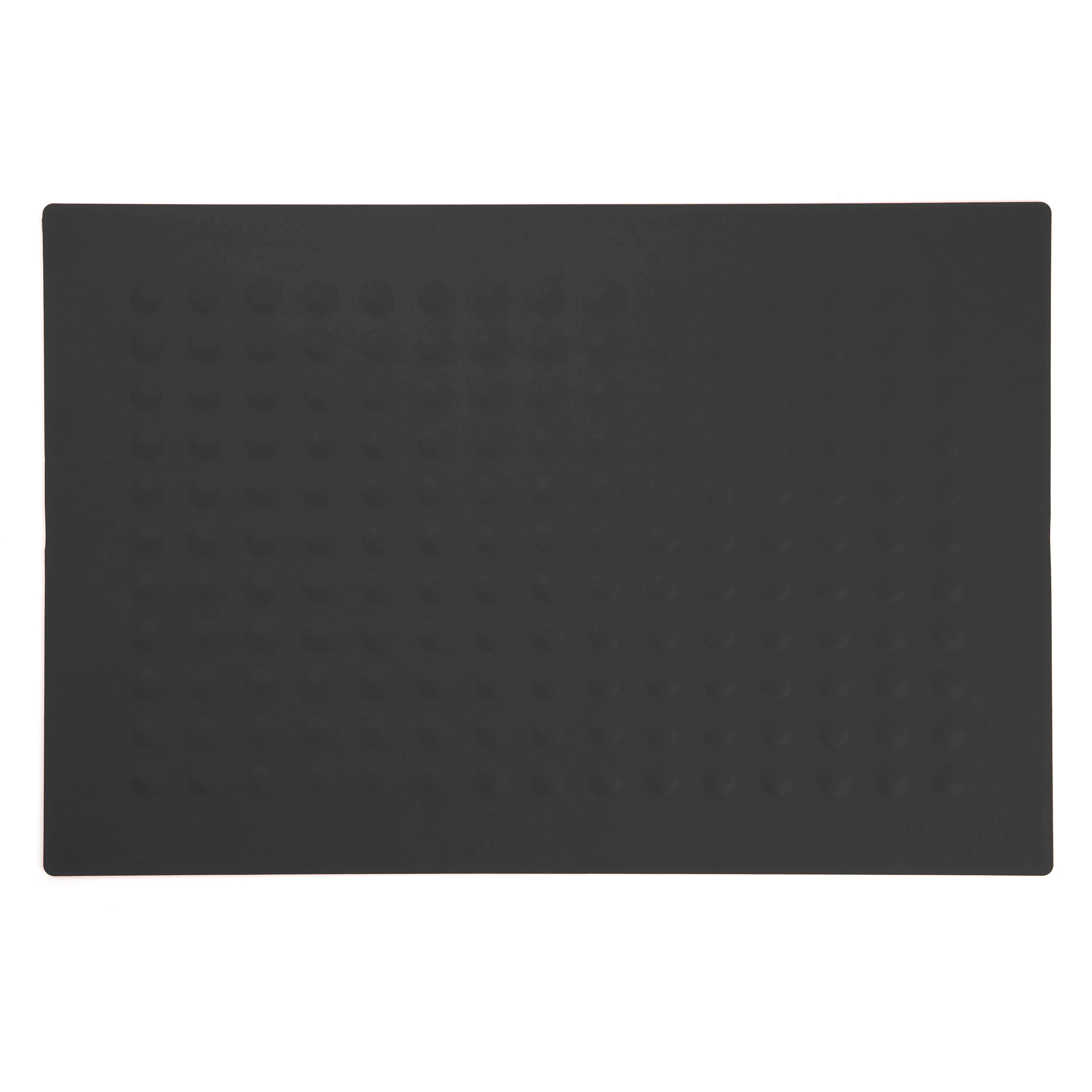 Bubbles Dog Food and Water Placemat, Black