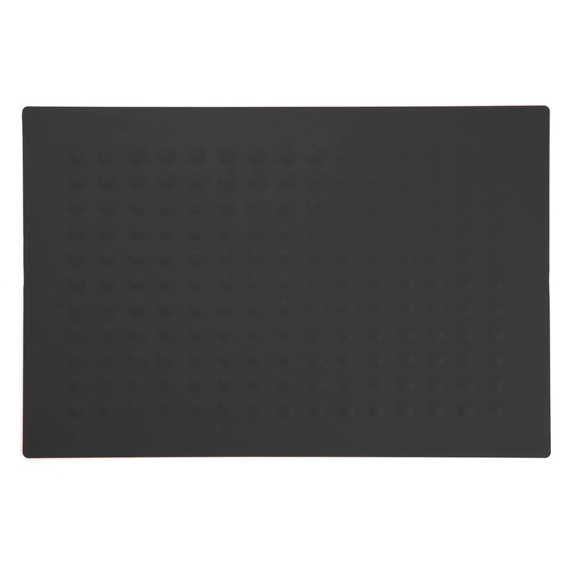Bubbles Dog Food and Water Placemat, Black