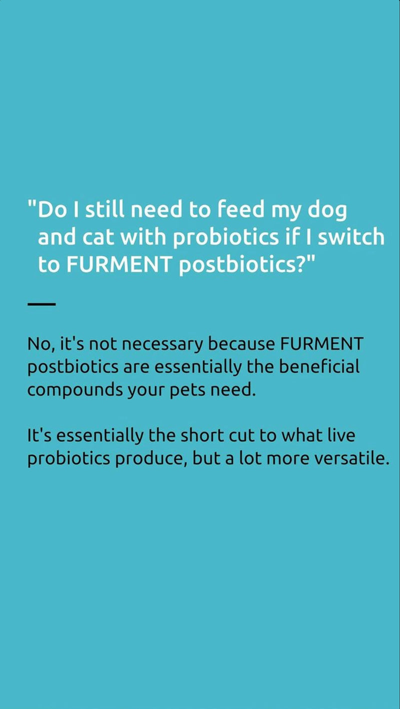Dog Supplement Gut Support, Furment Postbiotics Gel