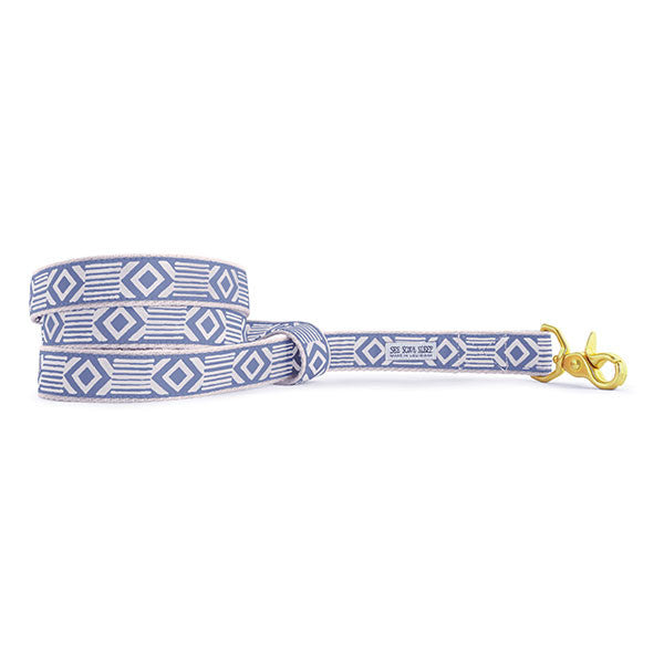 Out of My Box Leash, Lake Blue and Cream