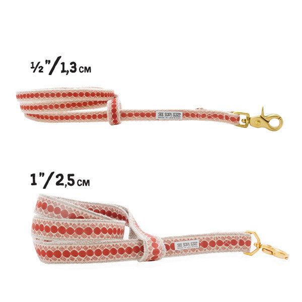 You're a Stud Leash, Rust and Cream
