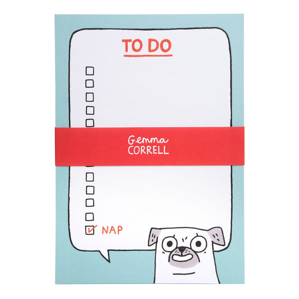 Gemma Correll Pug-to-do NotePad