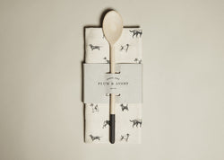 Tea towel and Wooden Spoon Gift Set: All Breeds print